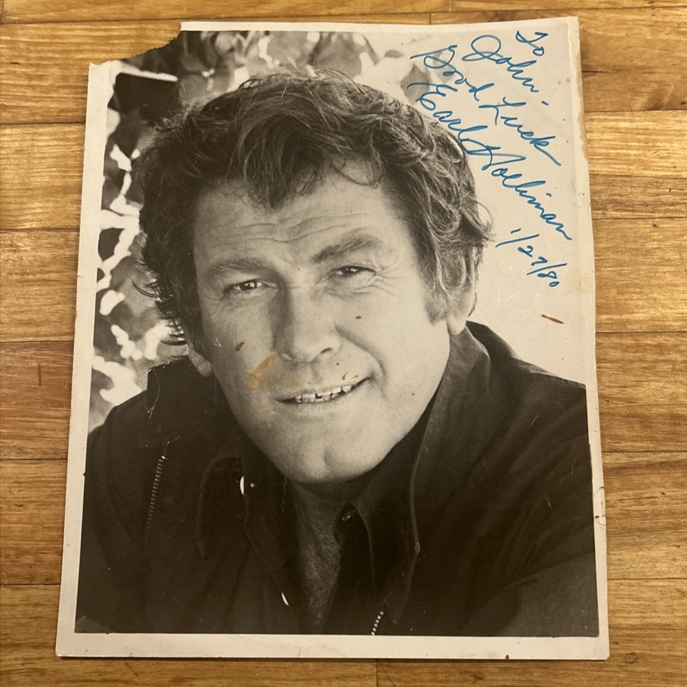 Earl Holliman 1928-2024 autograph photo 8"x10" signed US actor
